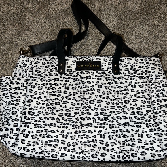 White Elm Handbags - White Elm Leopard Aquila Tote
